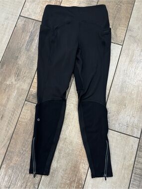 Lululemon Cold Weather High-Rise Running Tight fleece leggings size 8